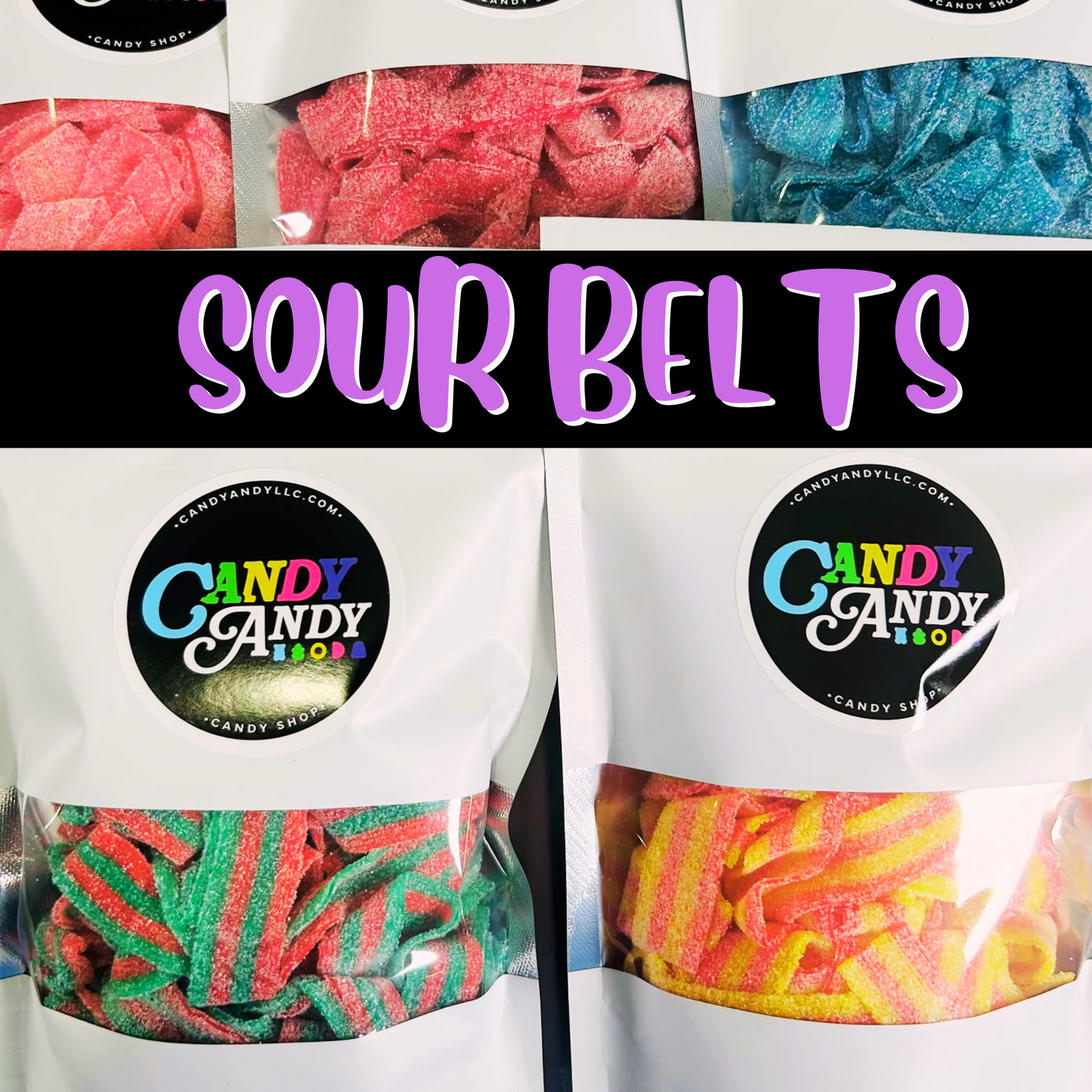Sour Belts 1/2lb Bag (5 flavors)