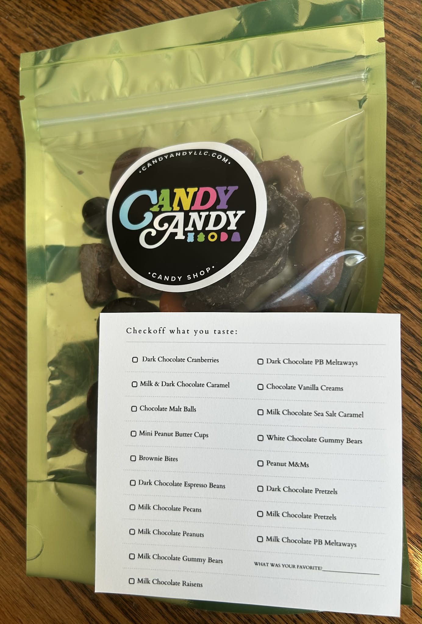 Chocolate "Taste it All" (interactive checklist included)