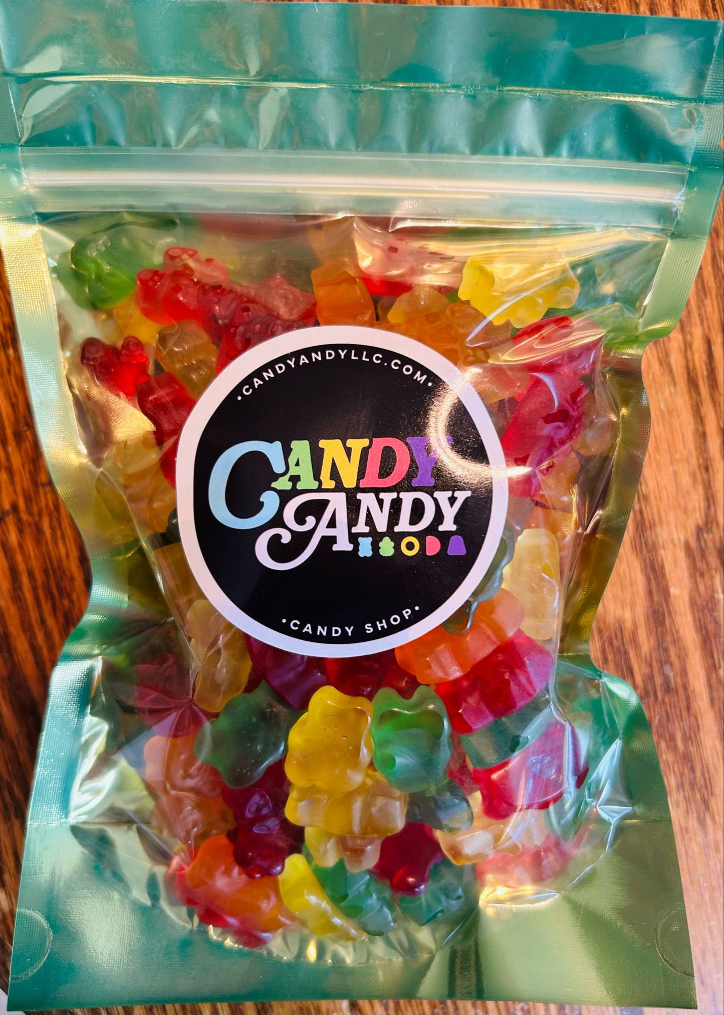 Natural Flavor Mixed Gummy Bears Bag (1lb-DYE FREE)
